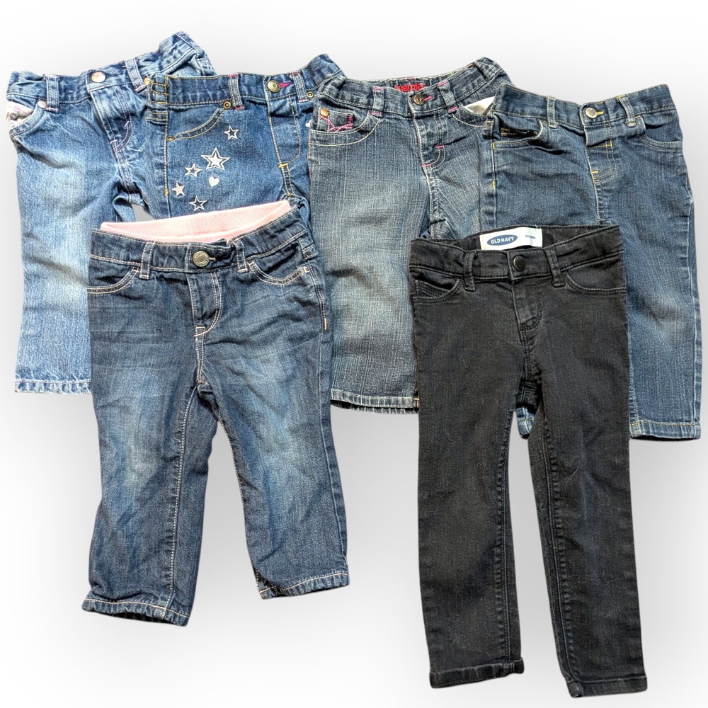 Chic Kids Denim Jeans Collection - Blue and Black
